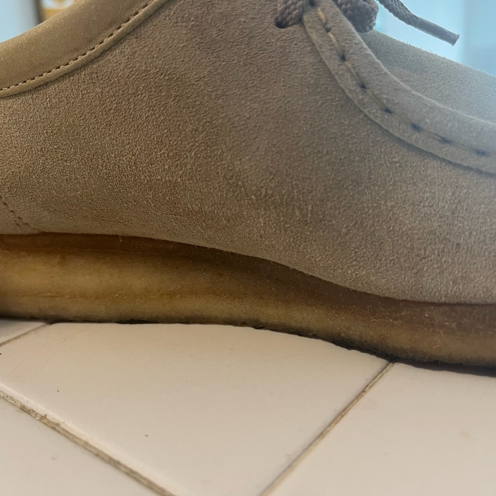 Clark’s Originals Wallabee Natural Crepe Sole 36405 Sz 10M - Picture 5 of 8
